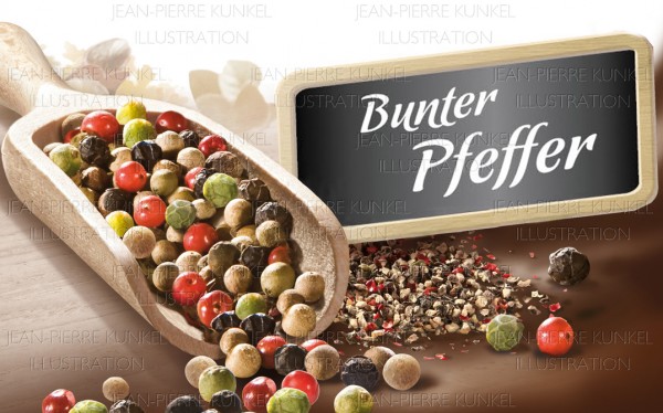Bunter Pfeffer