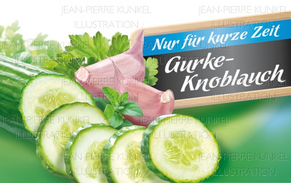 Gurke-Knoblauch