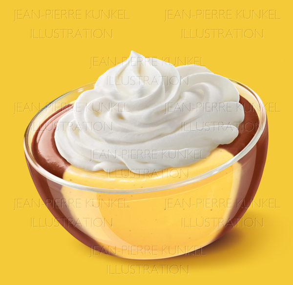 Schoko-Vanille-Pudding